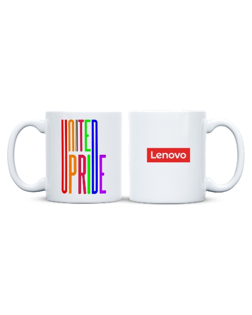 United Pride Customized Sublimation Mug White